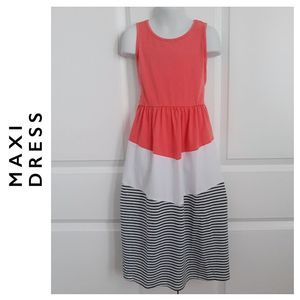 Chevron Maxi Dress